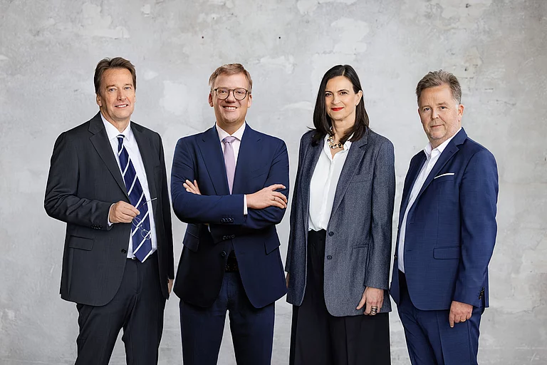 Stefan Heimöller (Vorsitzender), Dr. Mathias Saggau, Dr. Nanna Rapp, Jens Große-Allermann (stellv. Vorsitzender)