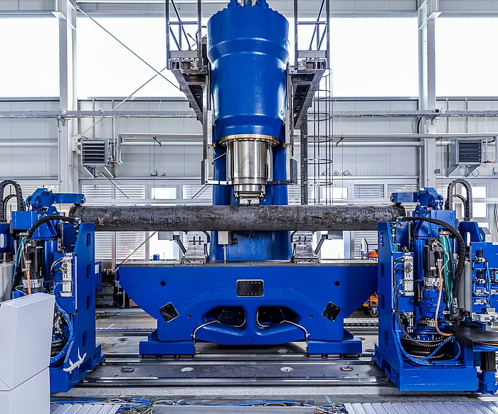 Foto: Gesco: Fahrständerichtanlage im Einsatz