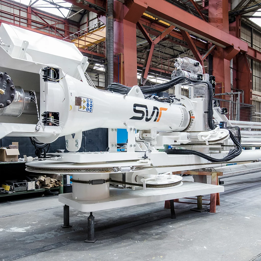 Gesco: Foto: Dalbe in einer Halle bereit zum Transport